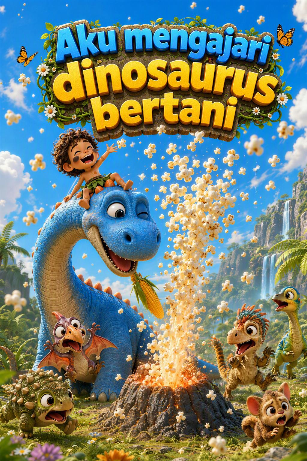 Aku mengajari dinosaurus bertani