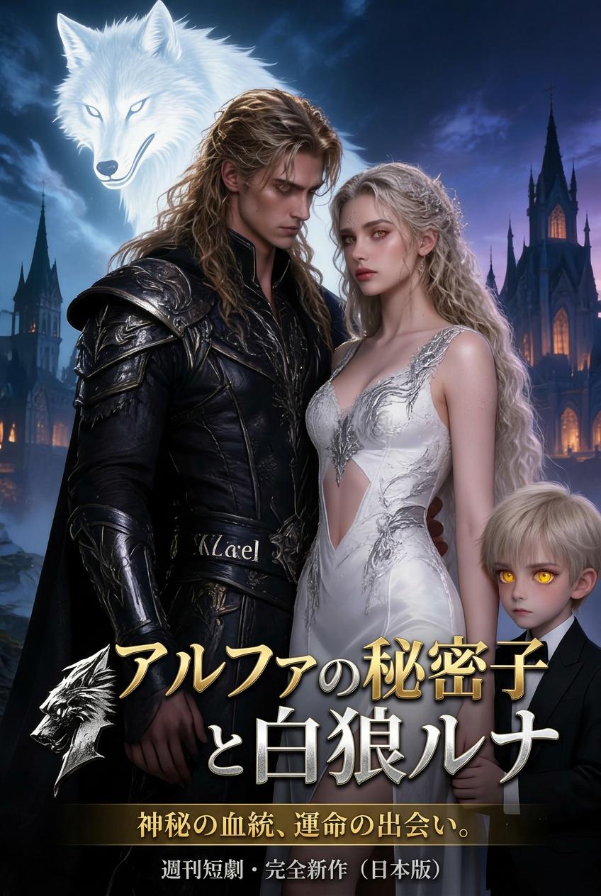アルファの秘密子と白狼ルナ