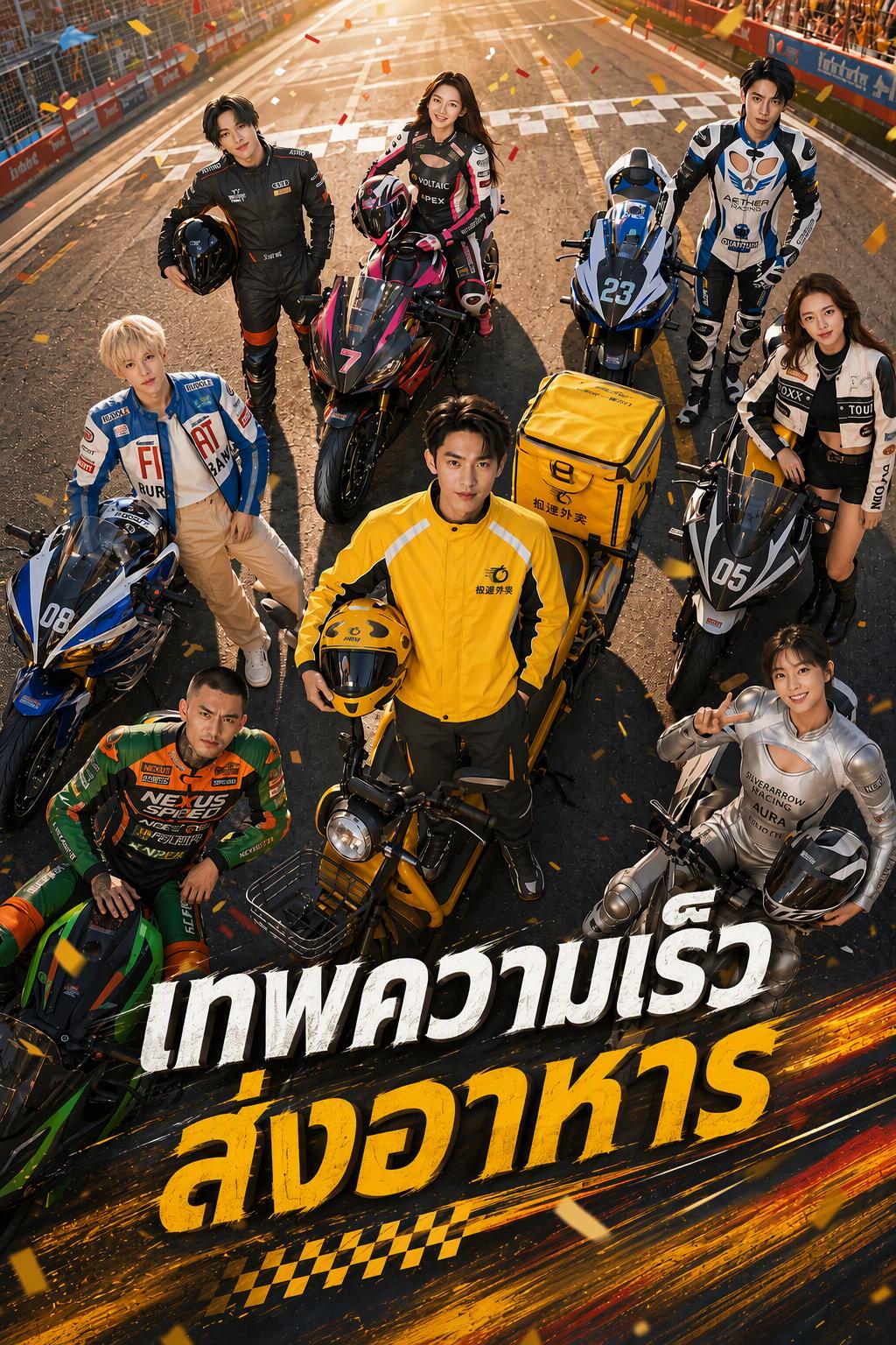 เทพขับรถพนักงานส่งอาหาร