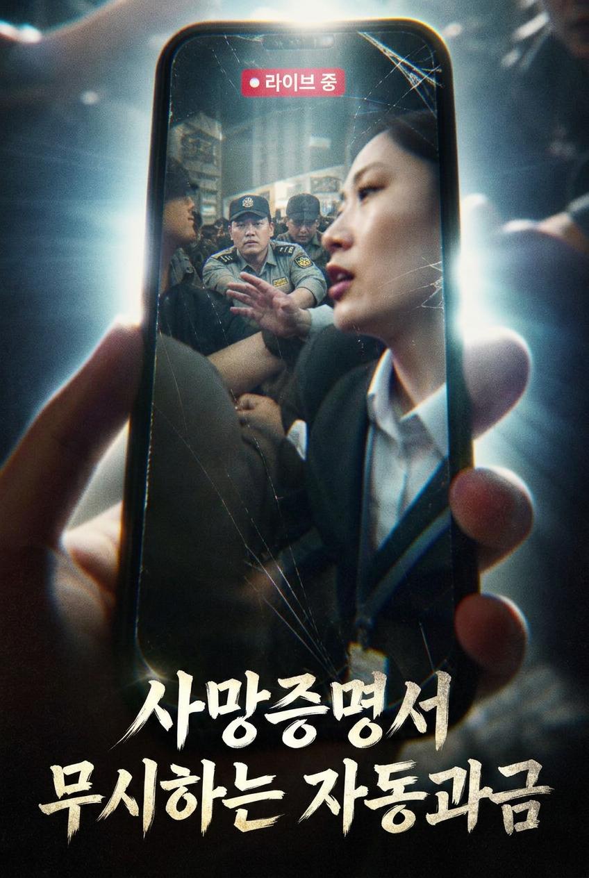사망증명서 무시하는 자동과금