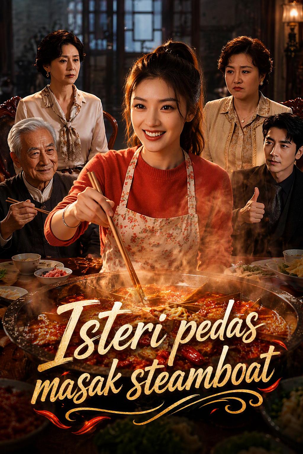 Isteri pedas masak steamboat