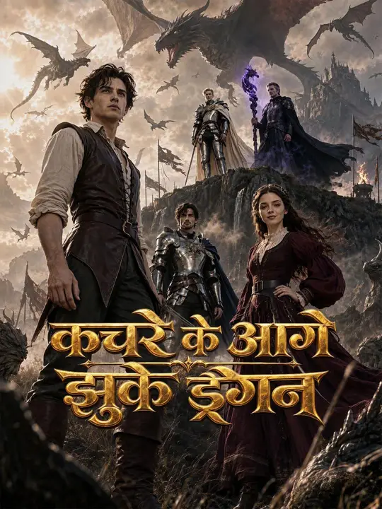 (डबिंग) कचरे के आगे झुका ड्रैगन