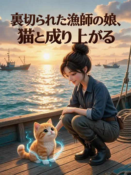 裏切られた漁師の娘、猫と成り上がる