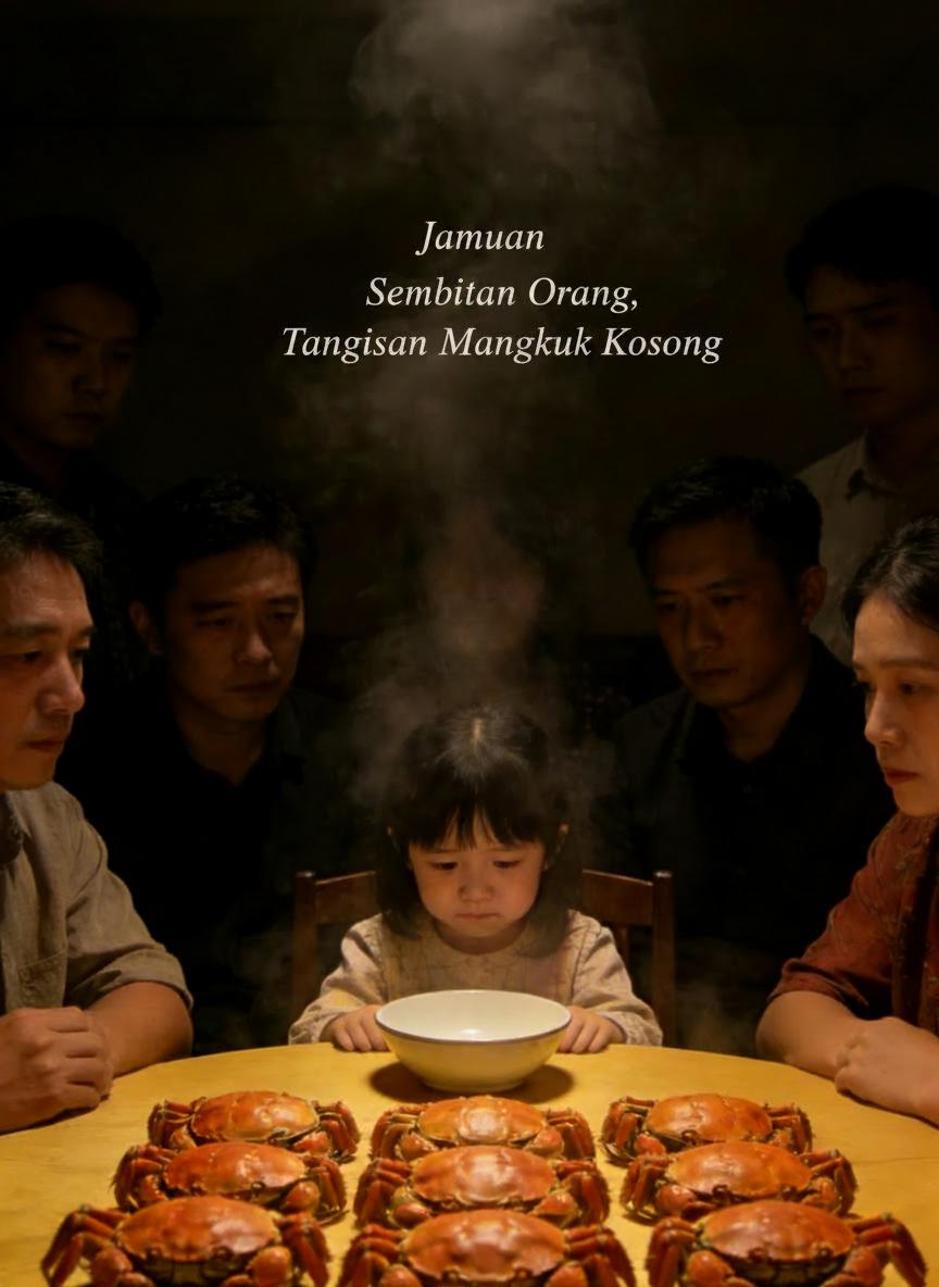 Jamuan Sembilan Orang, Tangisan Mangkuk Kosong