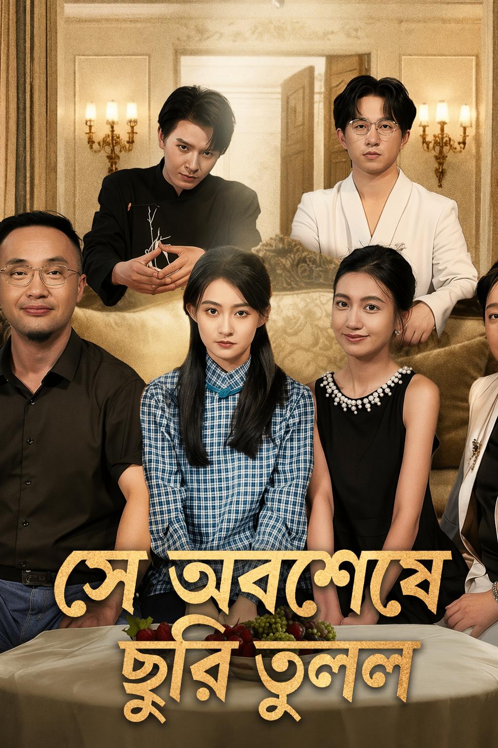 সে অবশেষে ছুরি তুলল