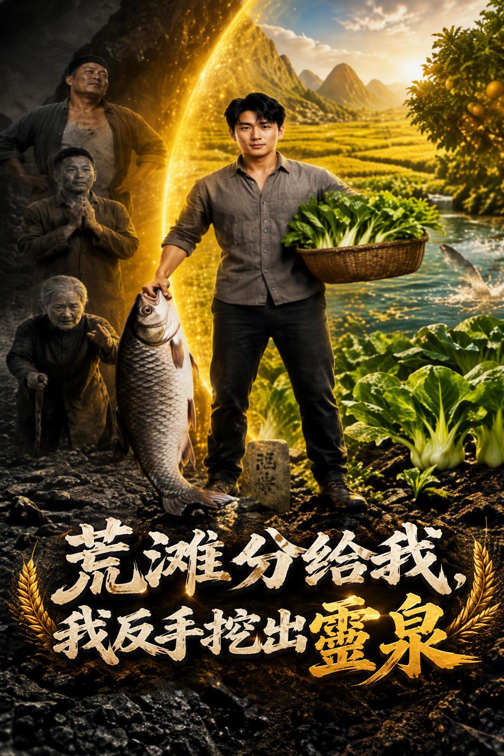 荒灘分給我，我反手挖出靈泉