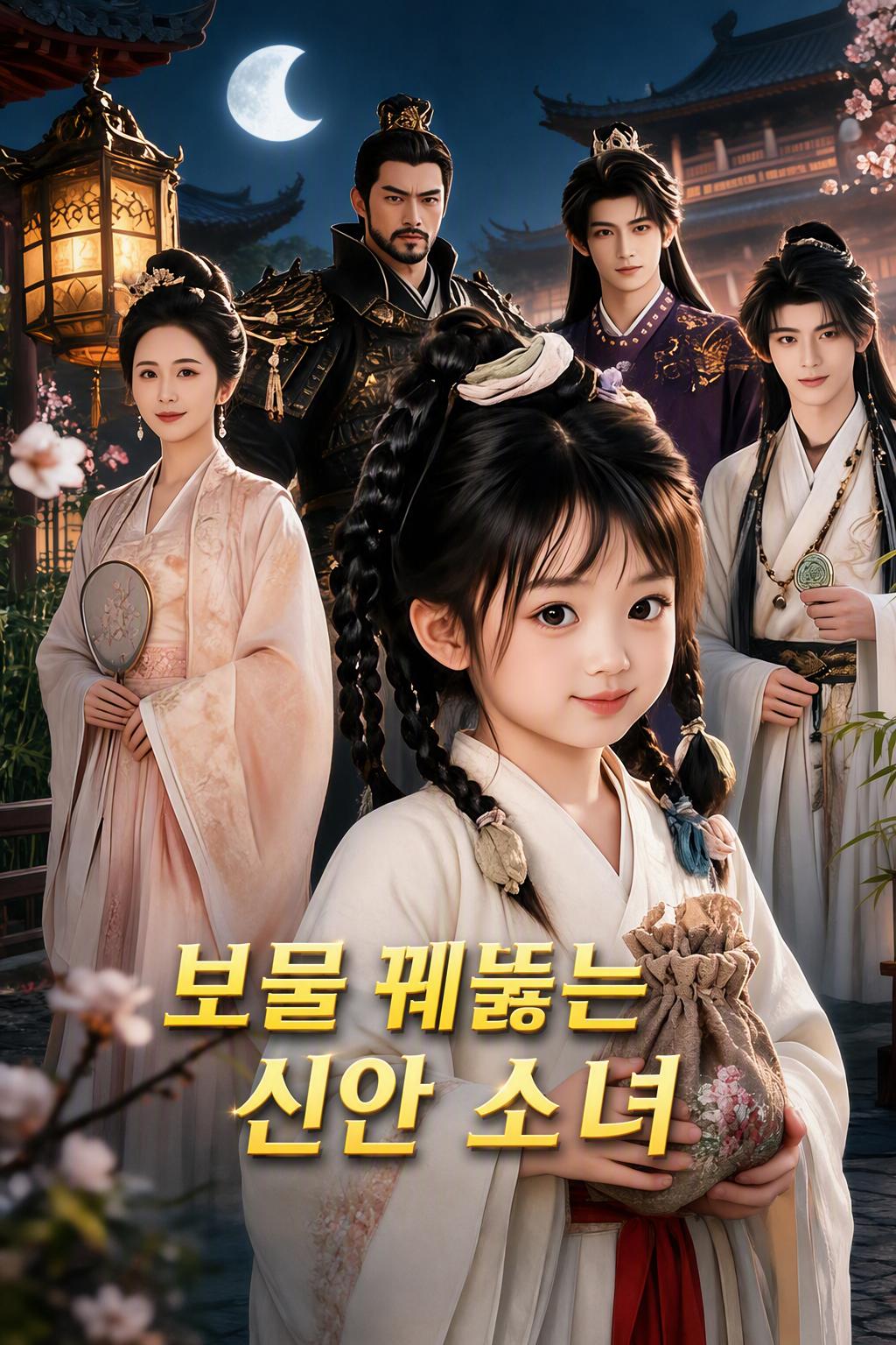 보물 꿰뚫는 신안 소녀