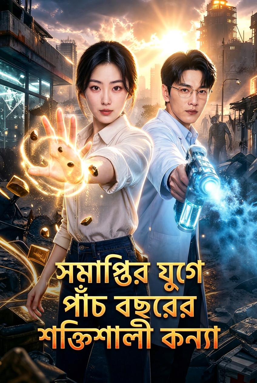 সমাপ্তির যুগে পাঁচ বছরের শক্তিশালী কন্যা