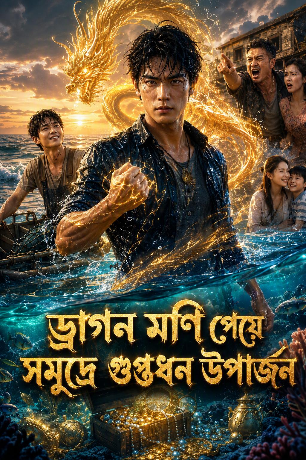 ড্রাগন মণি পেয়ে সমুদ্রে গুপ্তধন উপার্জন