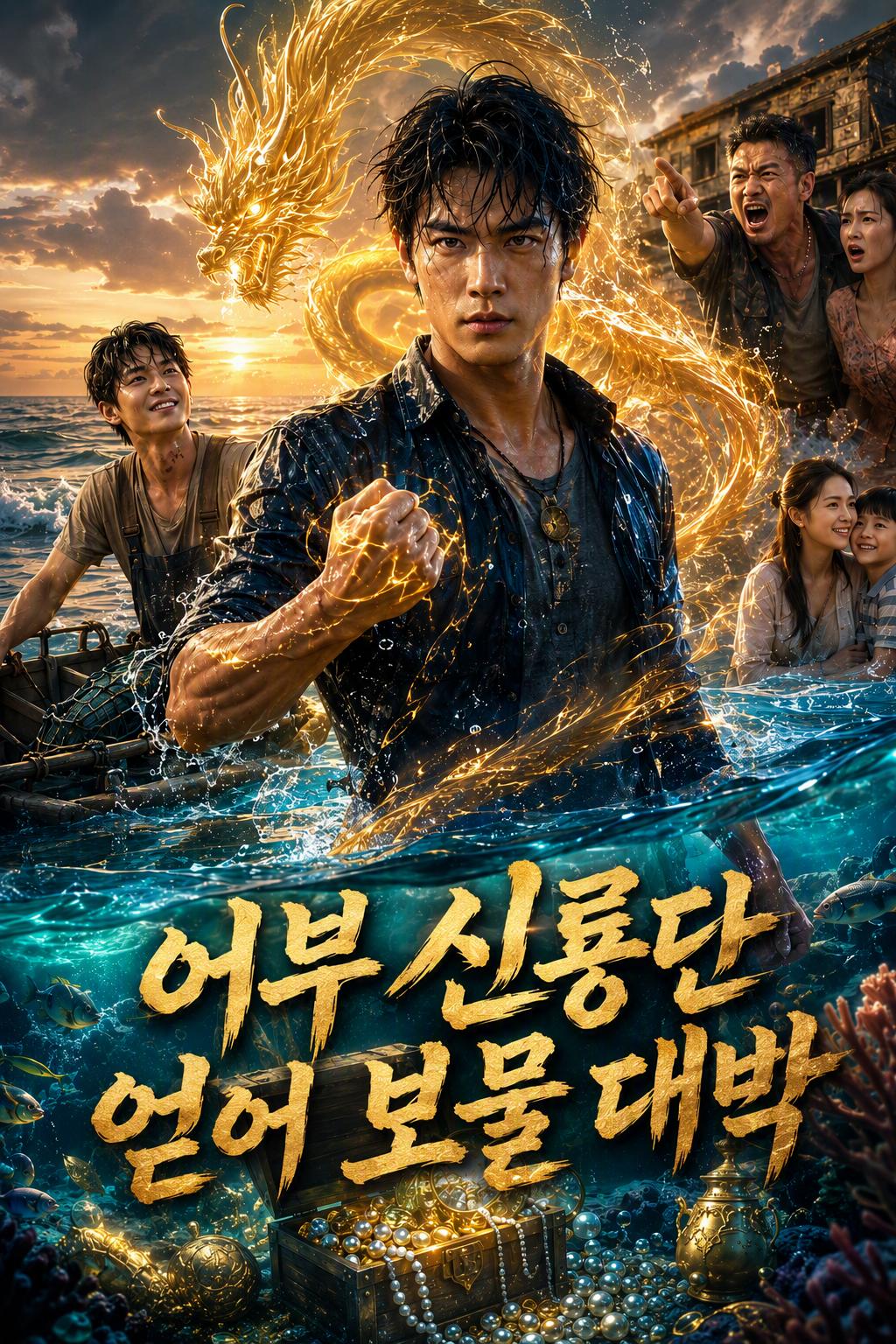 어부 신룡단 얻어 보물 대박