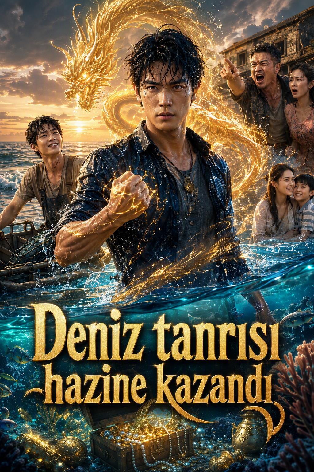 Deniz tanrısı hazine kazandı