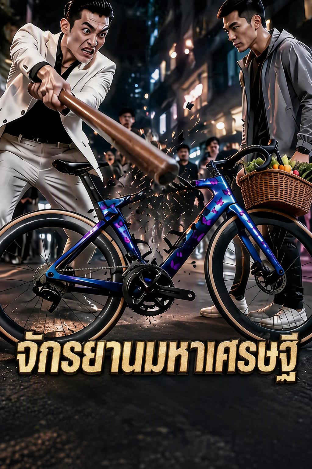 จักรยาน 30 ล้าน ถูกรถหรูทำลาย