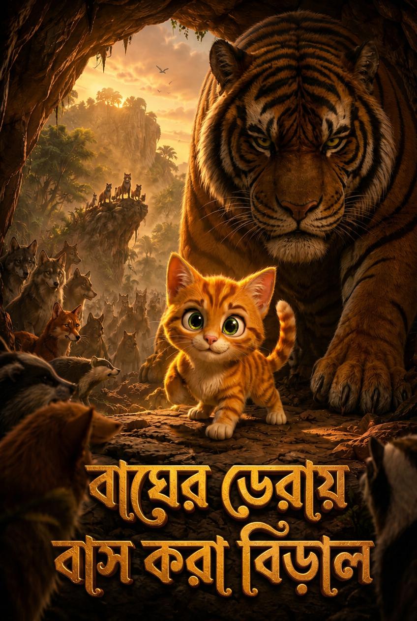 বাঘের ডেরায় বাস করা বিড়াল