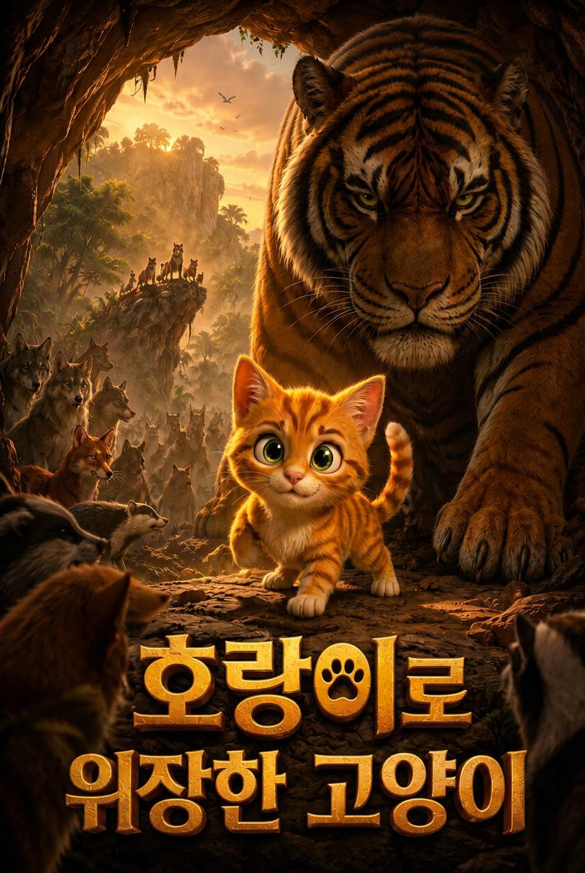 호랑이로 위장한 고양이