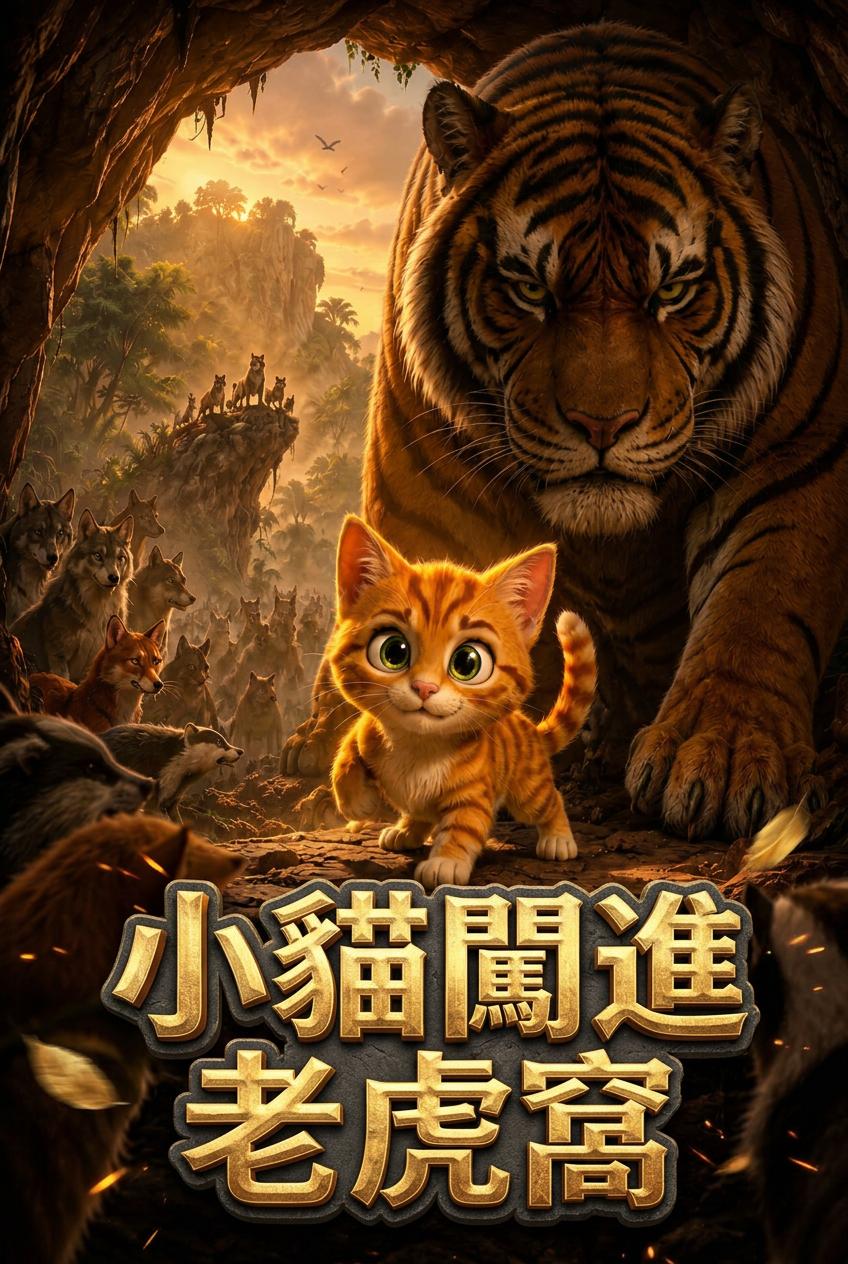 小貓闖進老虎窩