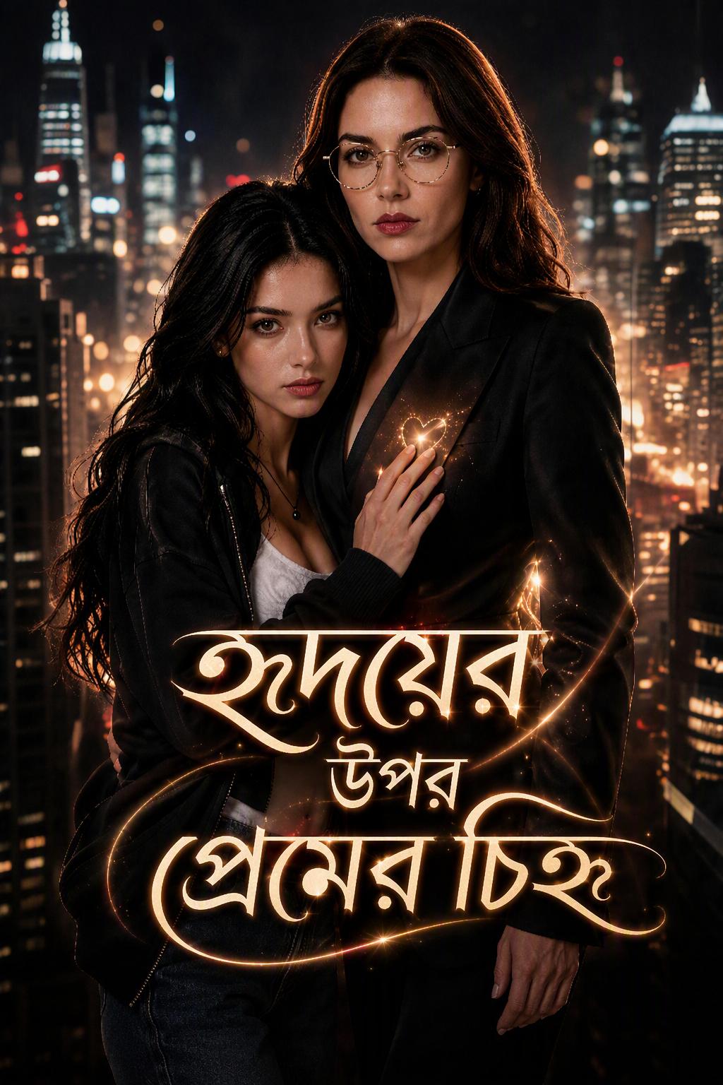 হৃদয়ের উপর প্রেমের চিহ্ন