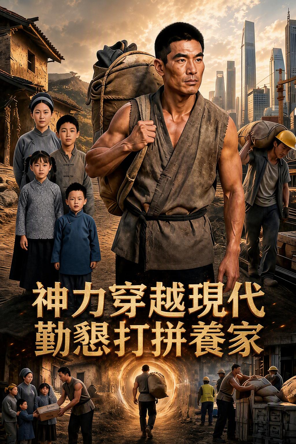 神力穿越現代 勤懇打拼養家