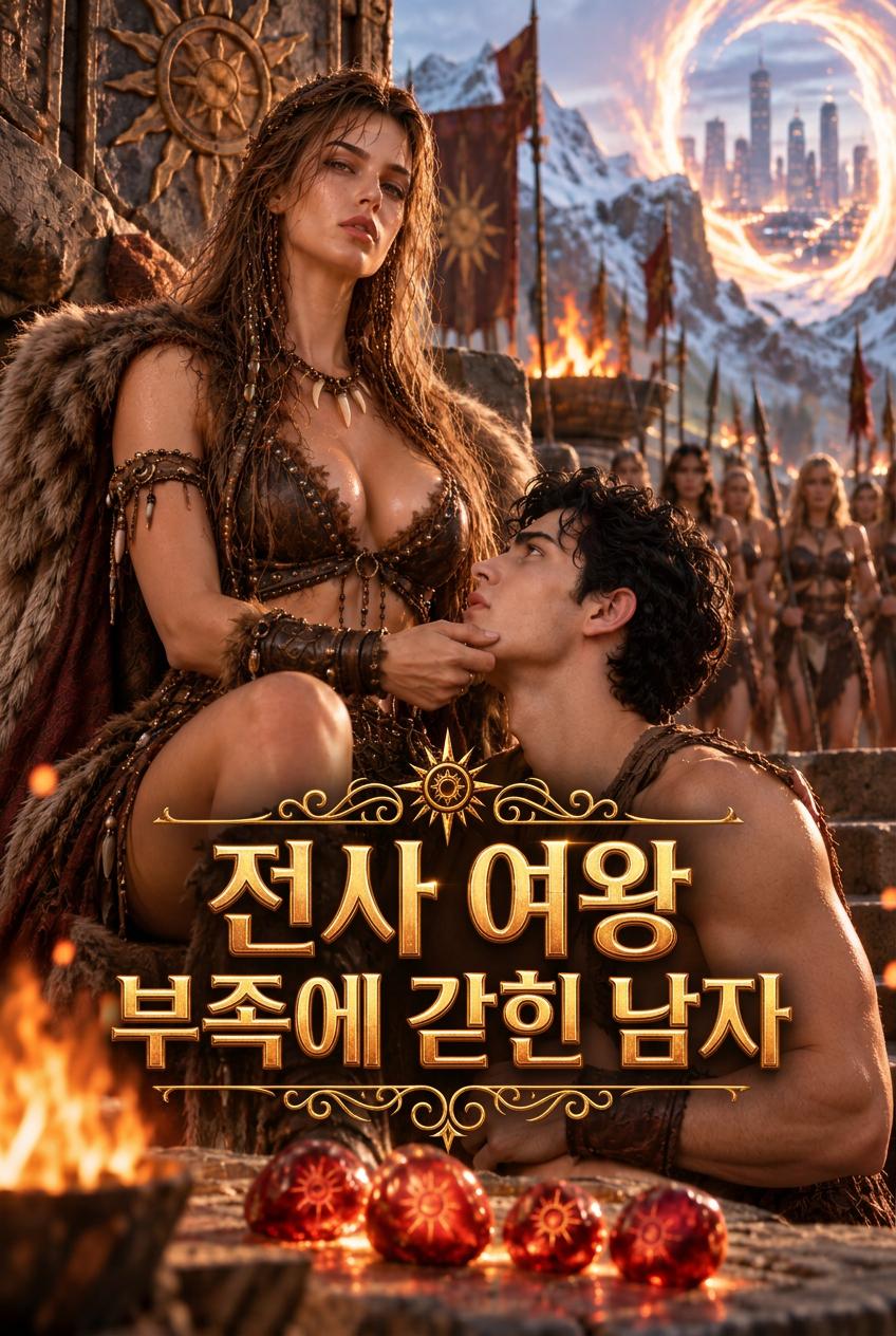 전사 여왕 부족에 갇힌 남자