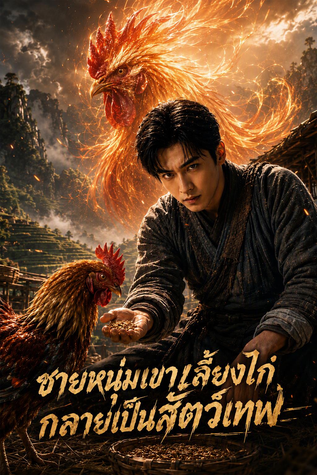 ชายหนุ่มเขาเลี้ยงไก่กลายเป็นสัตว์เทพ