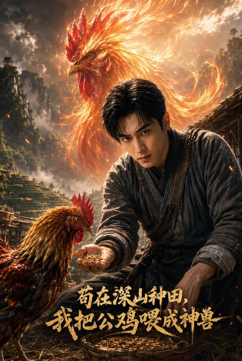 苟在深山種田，我把公雞喂成神獸