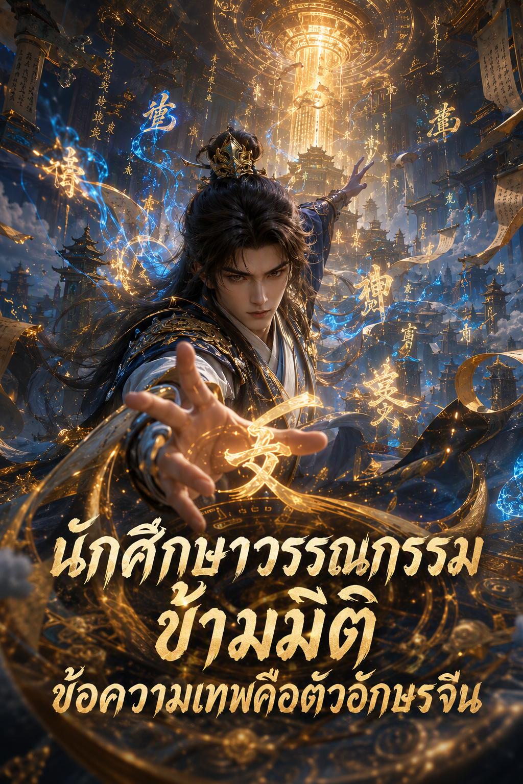 นักศึกษาวรรณกรรมข้ามมิติ ข้อความเทพคือตัวอักษรจีน
