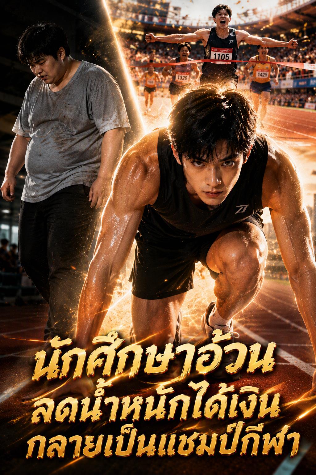 นักศึกษาอ้วนลดน้ำหนักได้เงิน กลายเป็นแชมป์กีฬา