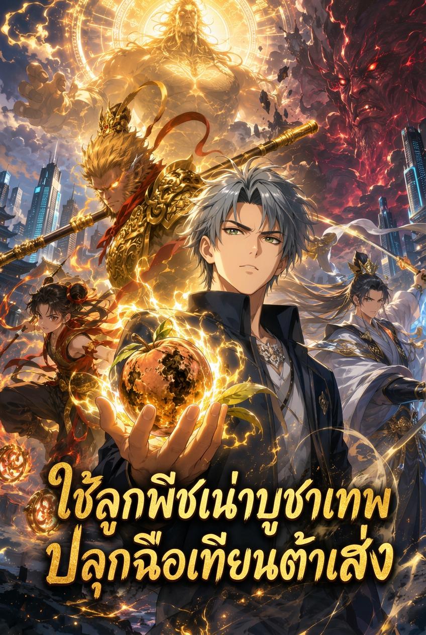 ใช้ลูกพีชเน่าบูชาเทพ ปลุกฉือเทียนต้าเส่ง