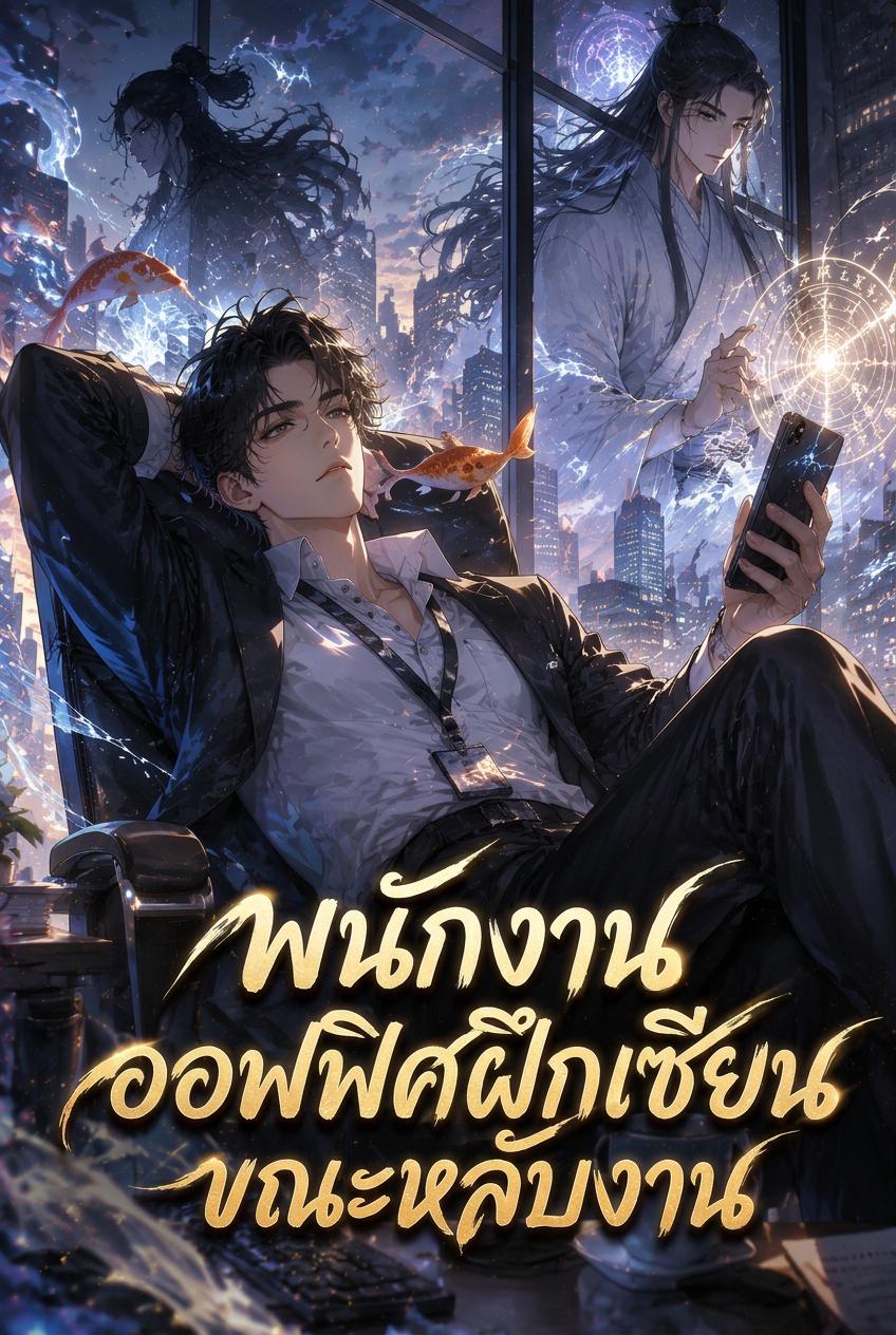 พนักงานออฟฟิศฝึกเซียนขณะหลับงาน