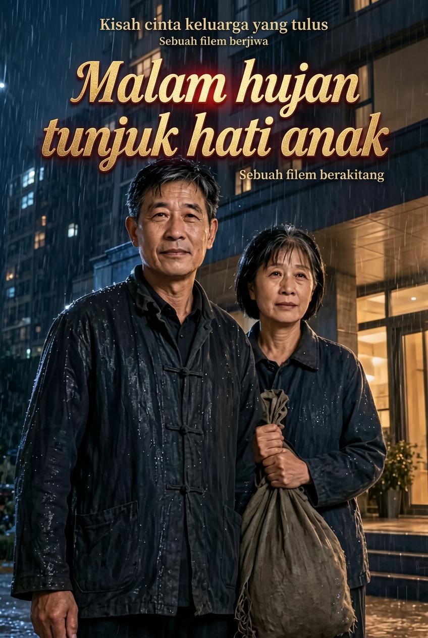 Malam hujan tunjuk hati anak