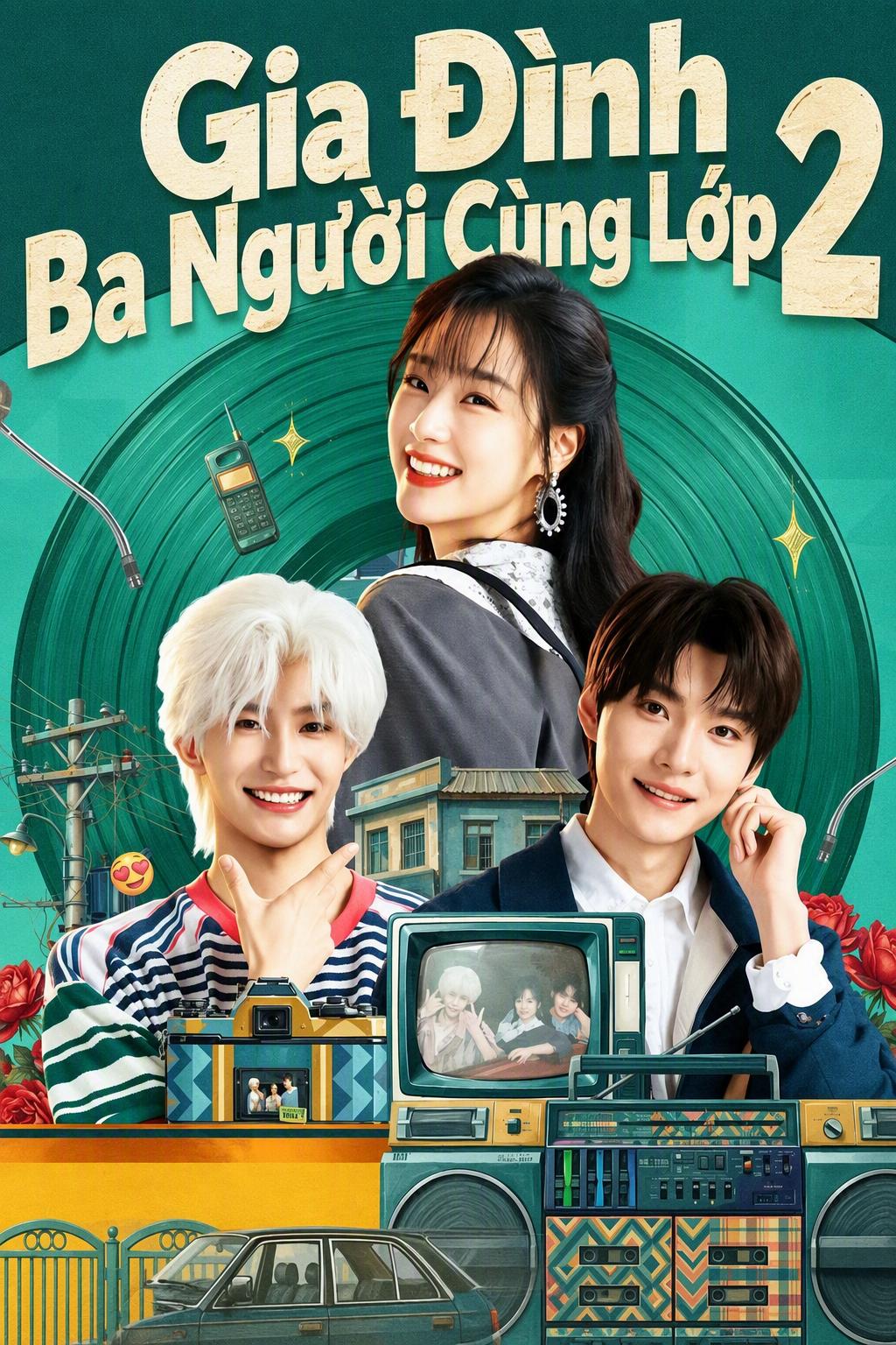 Gia Đình Ba Người Cùng Lớp 2
