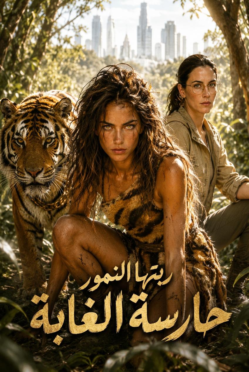 حارسة الغابة ربتها النمور