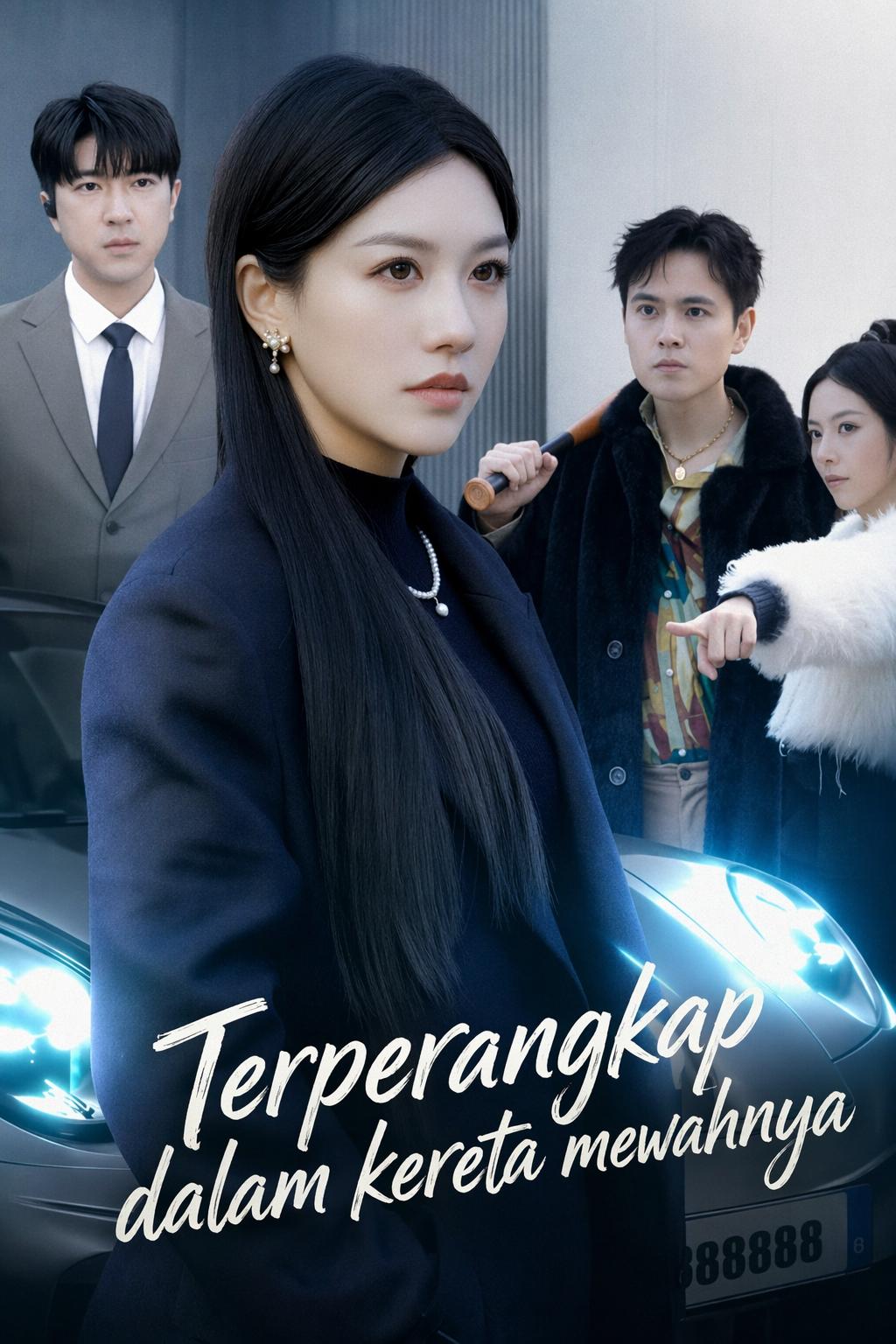 Terperangkap dalam kereta mewahnya