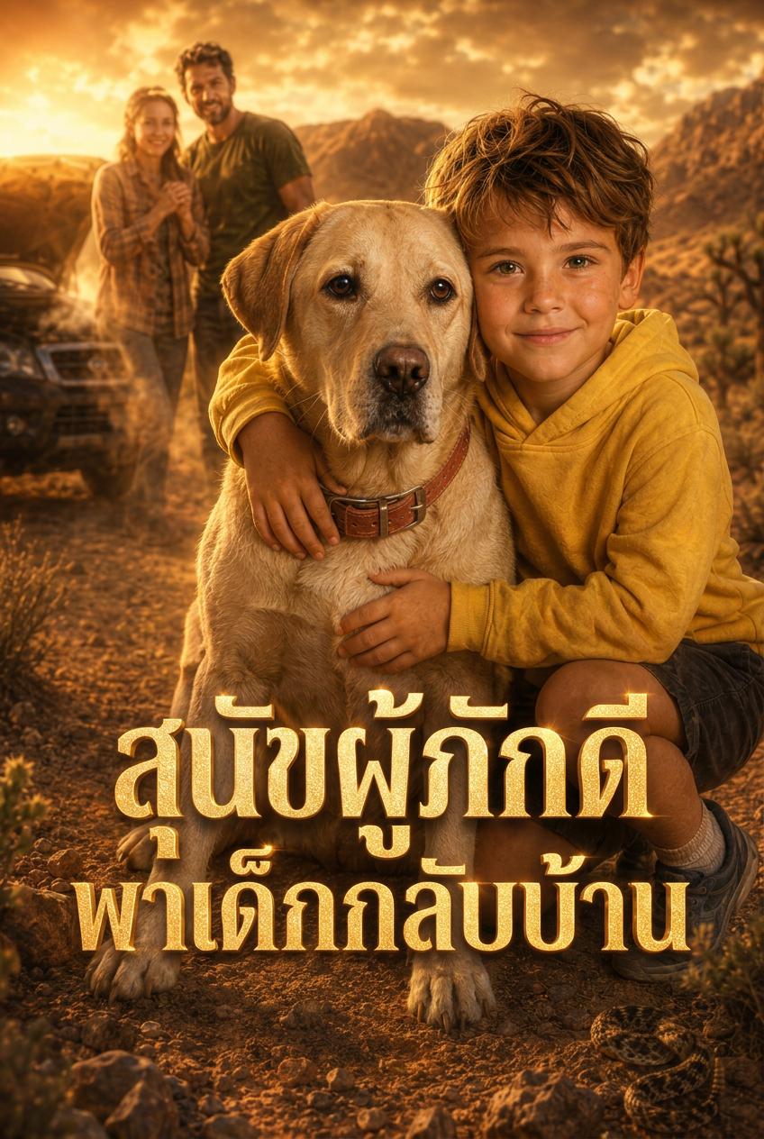 สุนัขผู้ภักดีพาเด็กกลับบ้าน