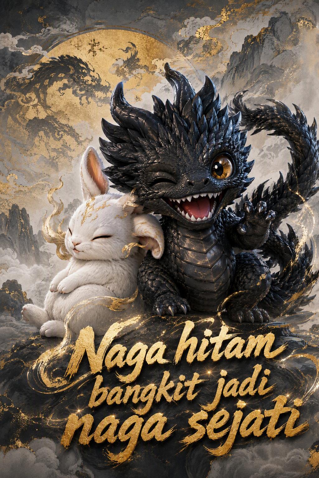Naga Hitam Bangkit dengan Kuasa Menelan