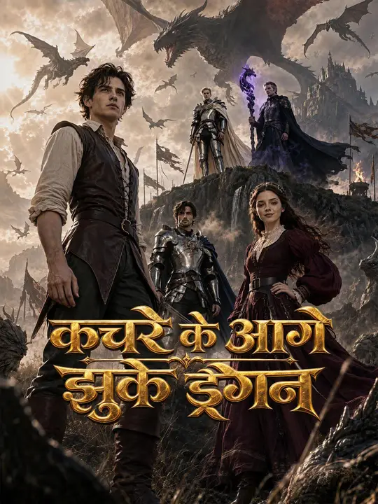 कचरे के आगे झुका ड्रैगन