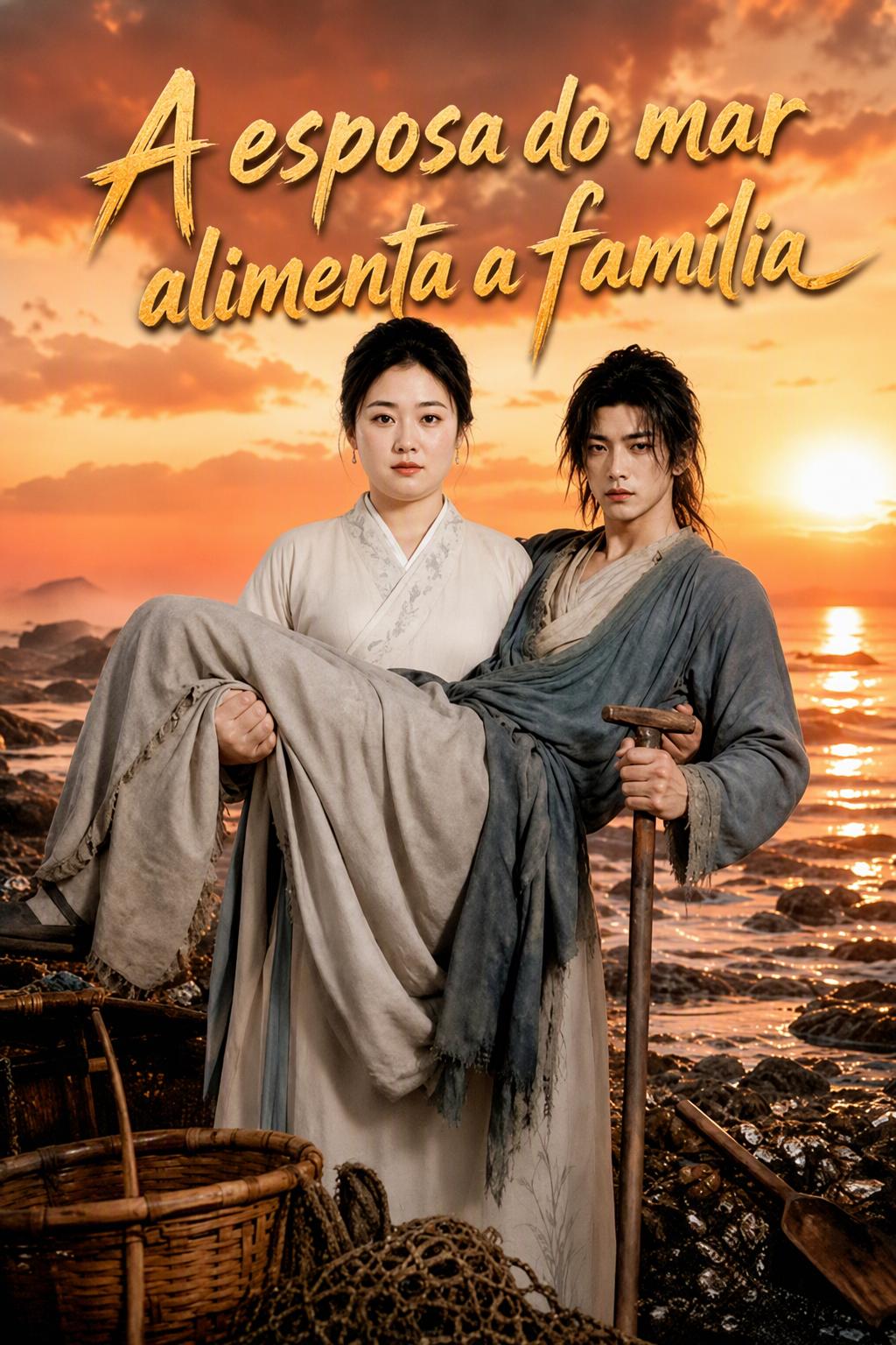 A esposa do mar alimenta a família