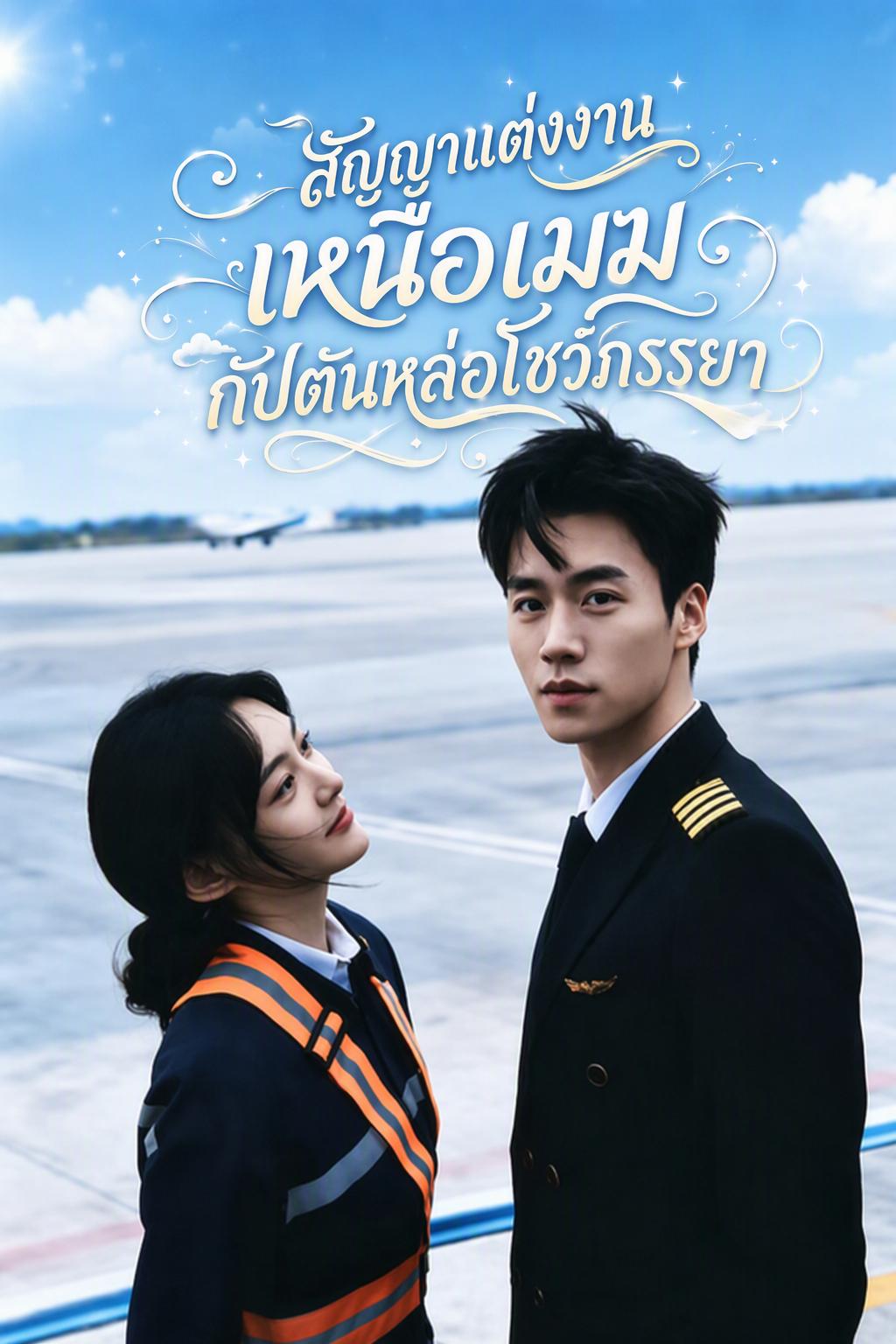 สัญญาแต่งงานเหนือเมฆ กัปตันหล่อโชว์ภรรยา