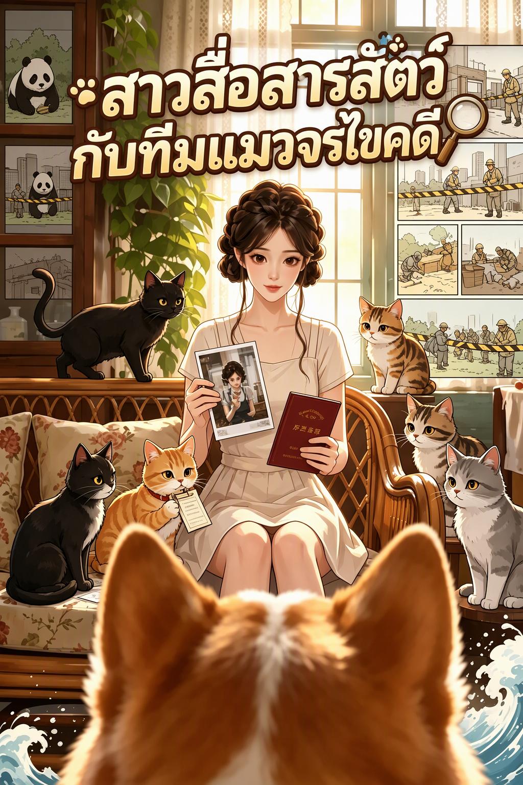 แมวจรของฉันไขคดีได้อีกแล้ว