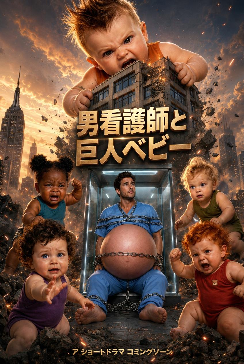 看護師と巨大赤ちゃんの救出劇