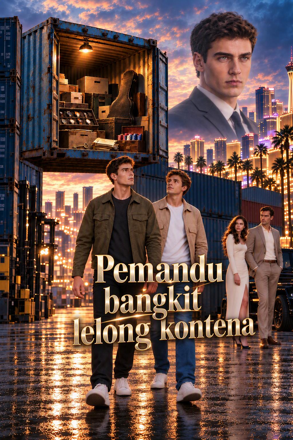 Pemandu bangkit lelong kontena