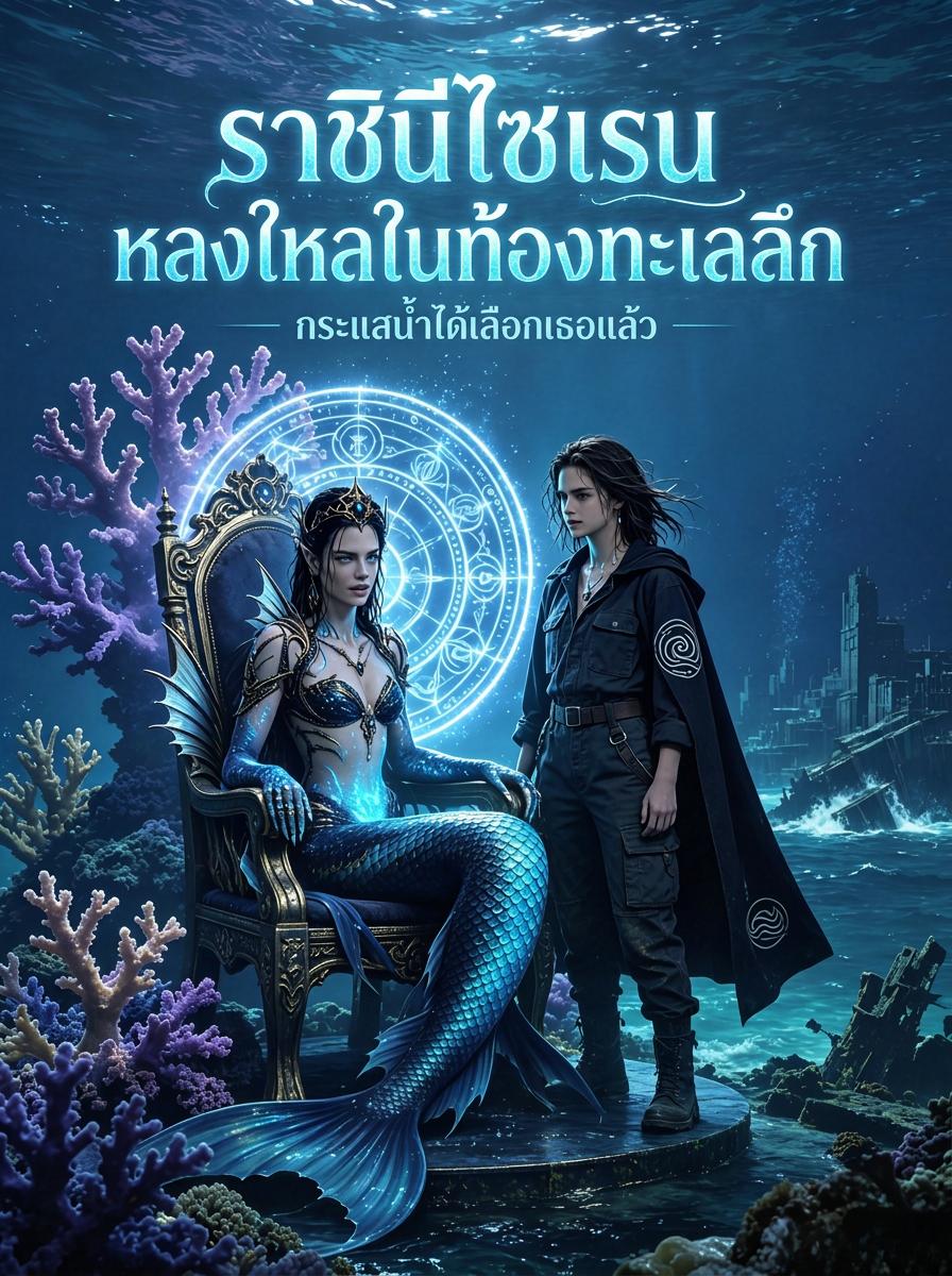 ราชินีไซเรนหลงใหลในท้องทะเลลึก