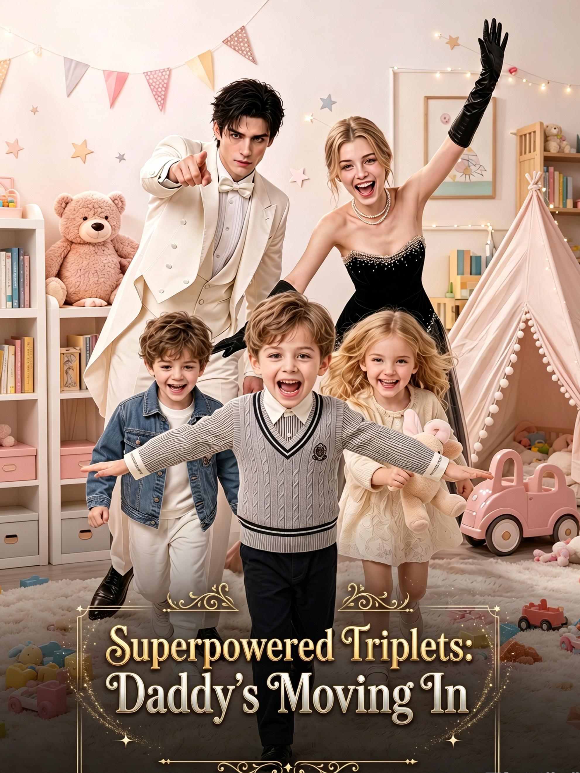 Superpowered Triplets: Daddy's Moving In