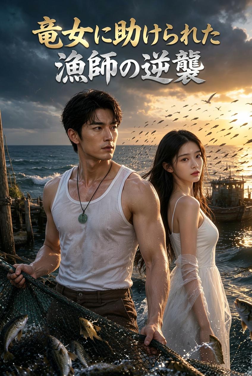 龍の娘のおかげで大金持ちになった漁師