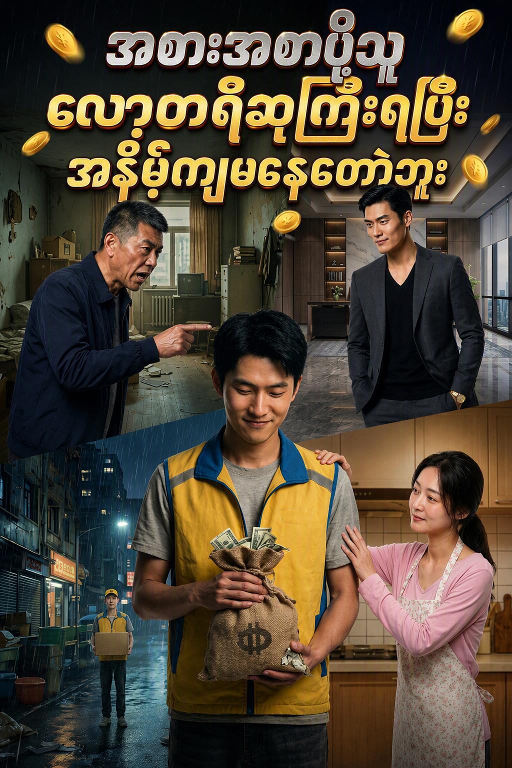 အစားအစာပို့သူ လော့တရီဆုကြီးရပြီး အနိမ့်ကျမနေတော့ဘူး