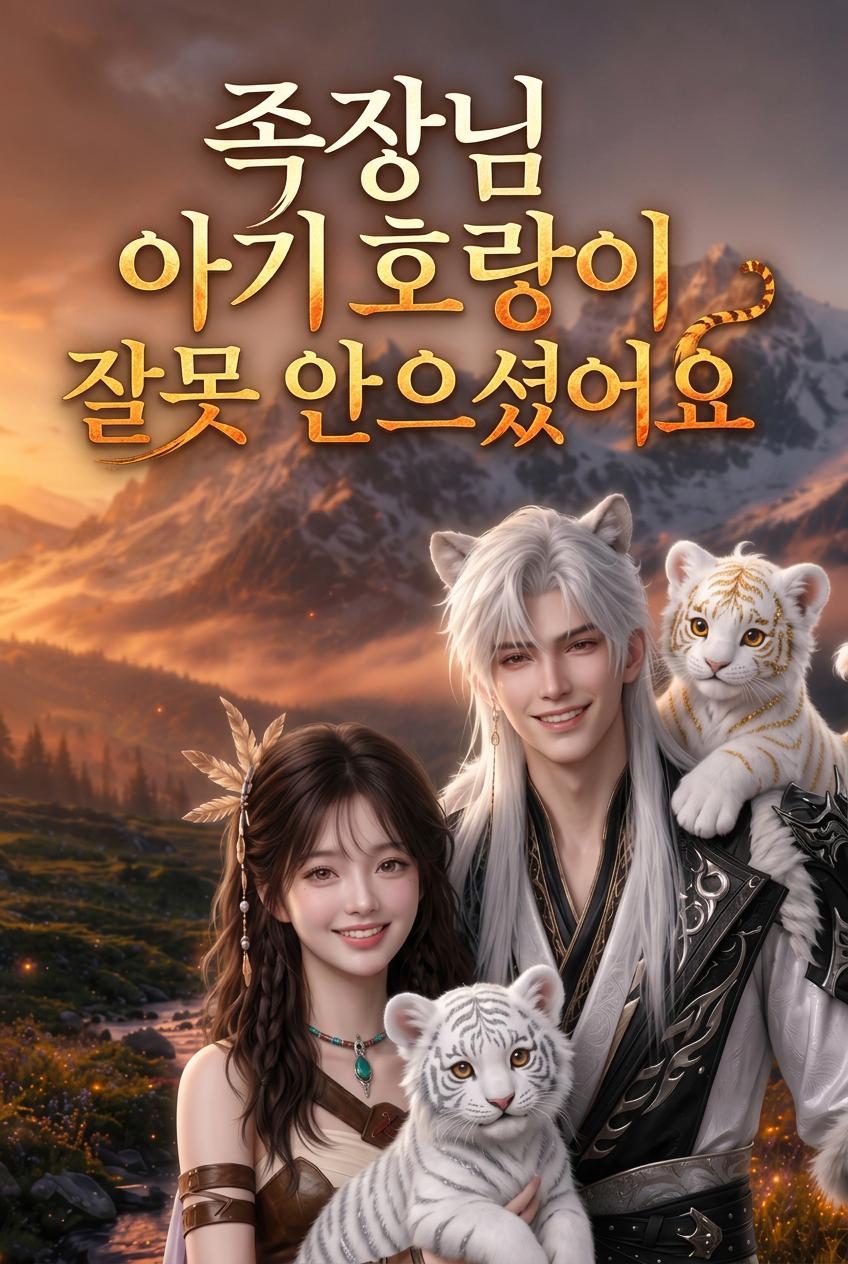 족장님 아기 호랑이 잘못 안으셨어요