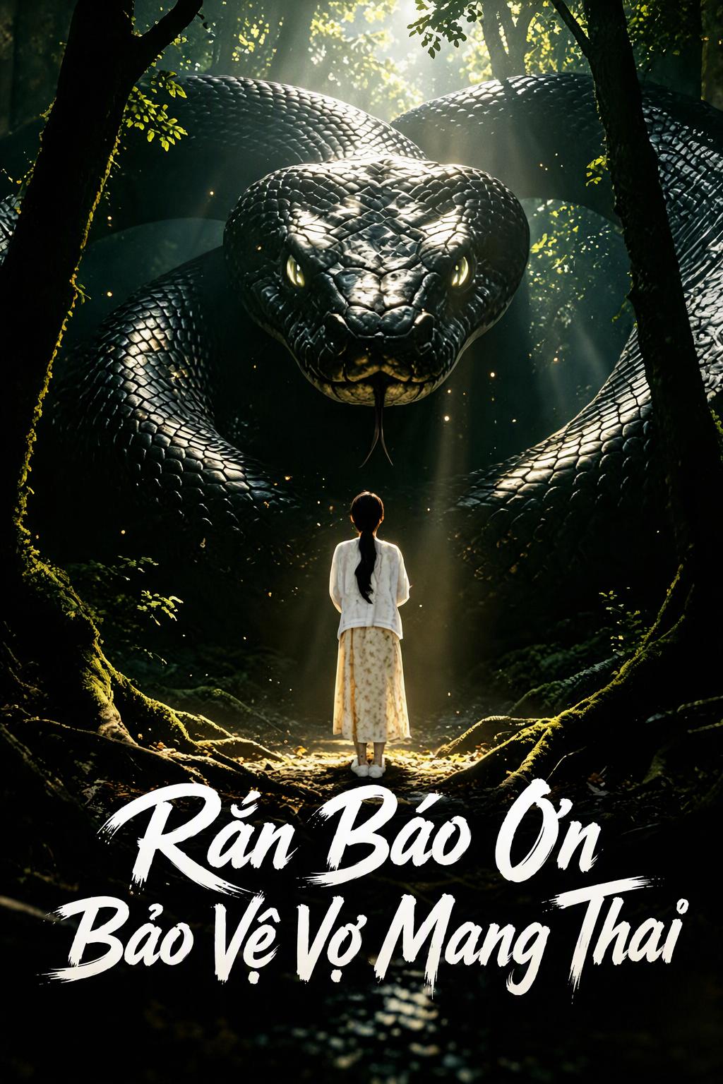 Rắn Báo Ơn Bảo Vệ Vợ Mang Thai