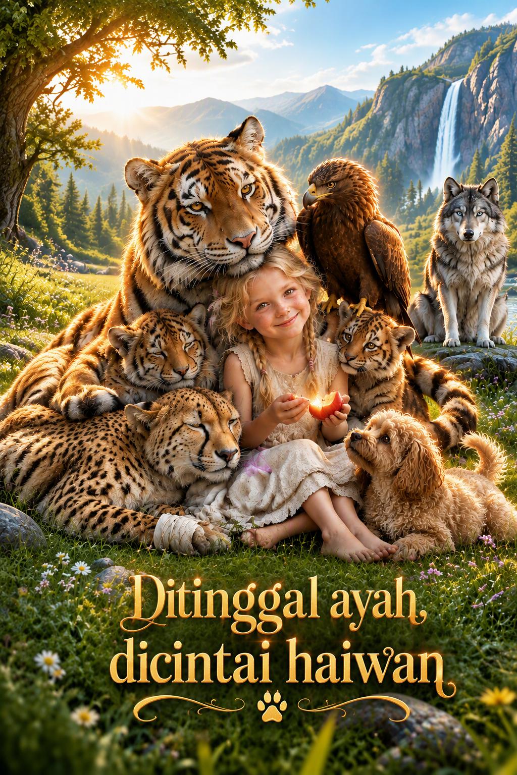 Ditinggal ayah, dicintai haiwan