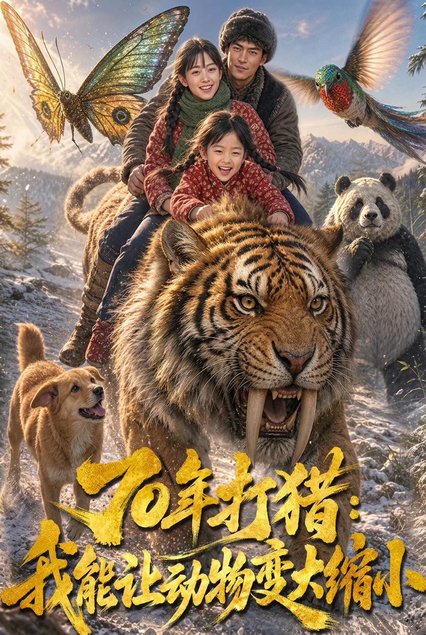 拥有改变动物大小能力的七十年代猎人