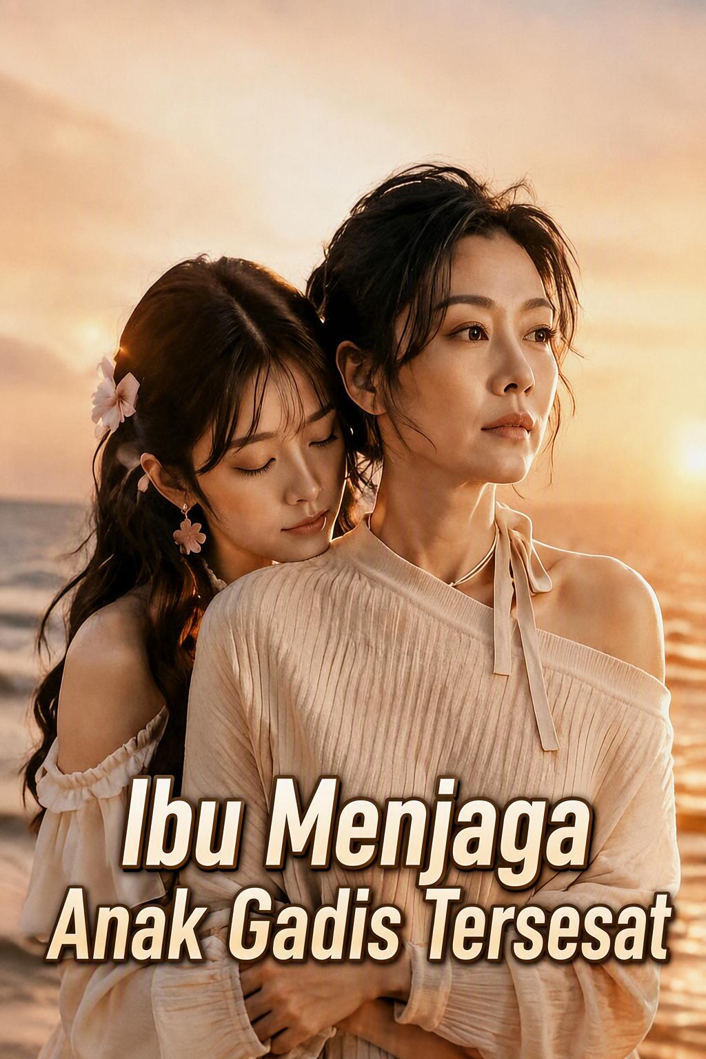 Ibu menjaga anak gadis tersesat