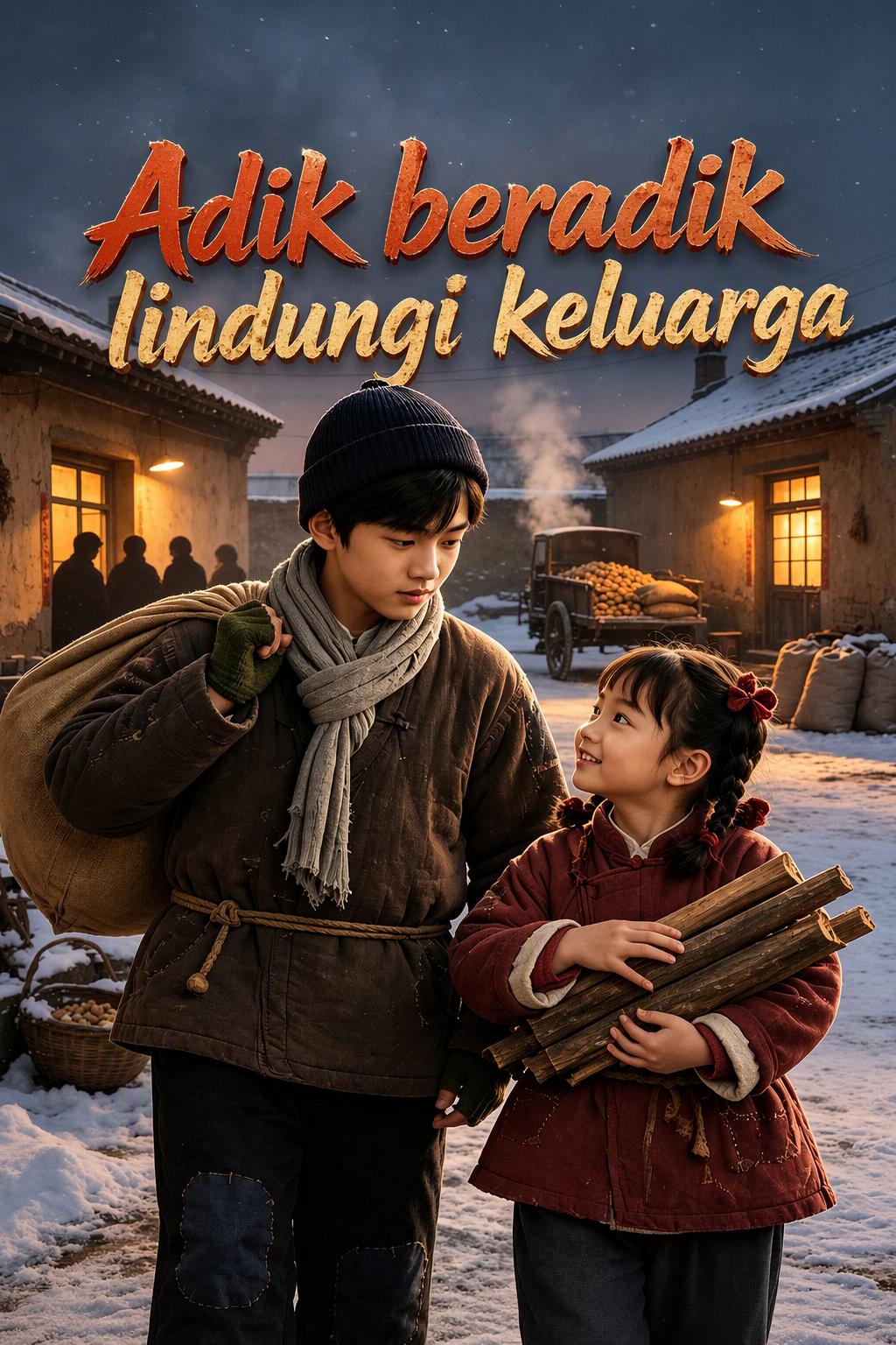 Adik beradik lindungi keluarga